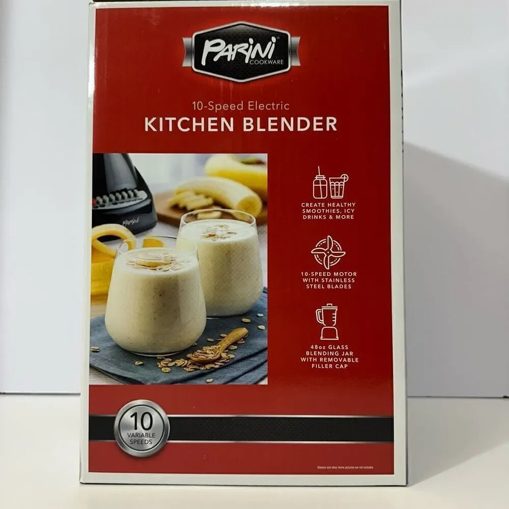 Parini Cookware | 10 Speed Electric Kitchen Blender 6 Cup/48 oz.